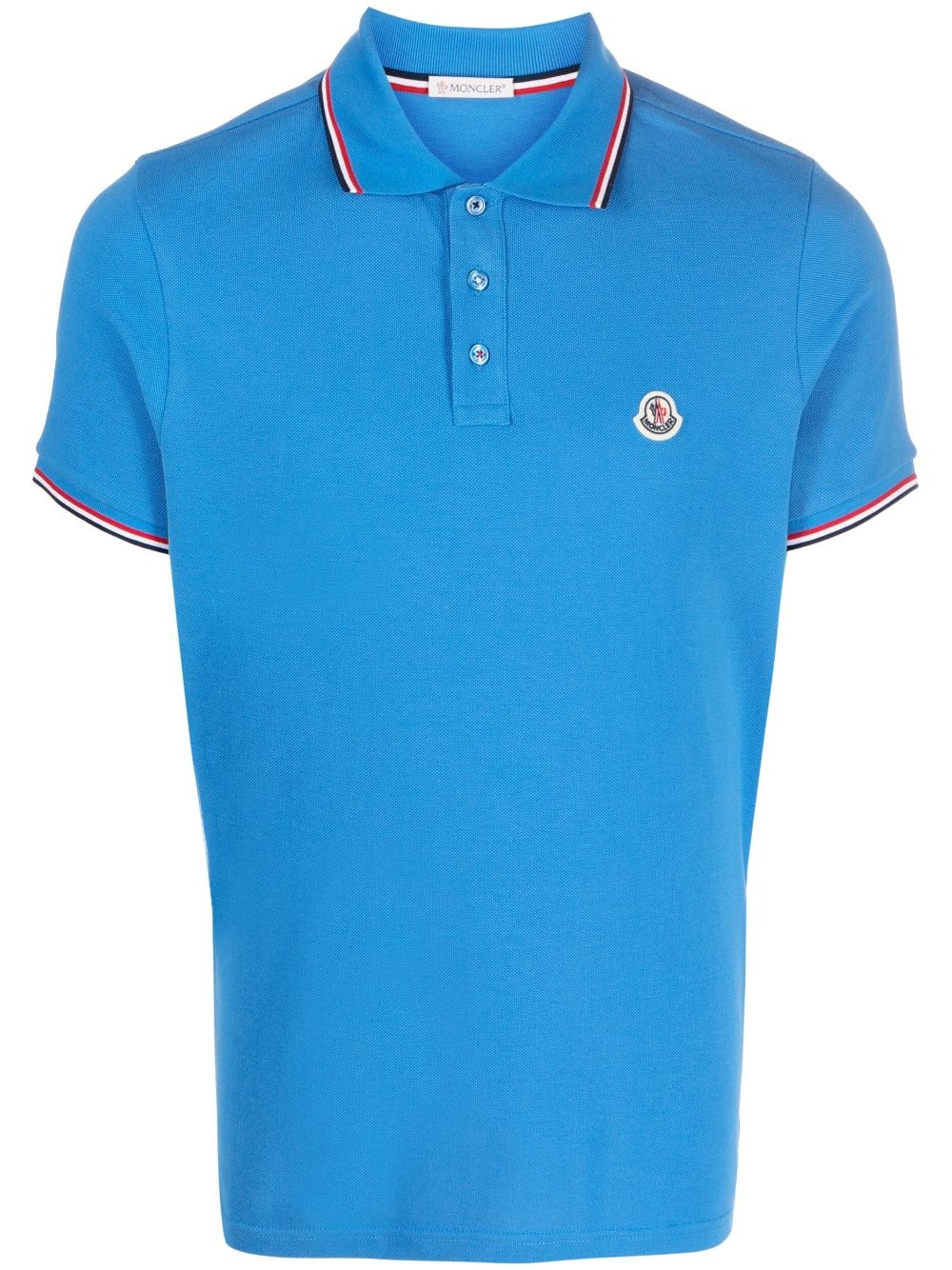 logo-appliquÃ© cotton polo shirt - 1