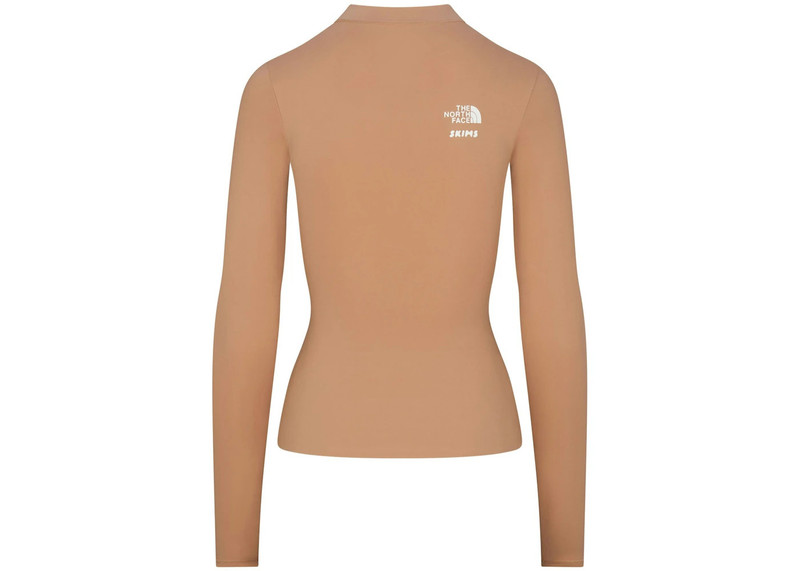 SKIMS SKIMS x TNF Refina Long Sleeve Top Ochre outlook