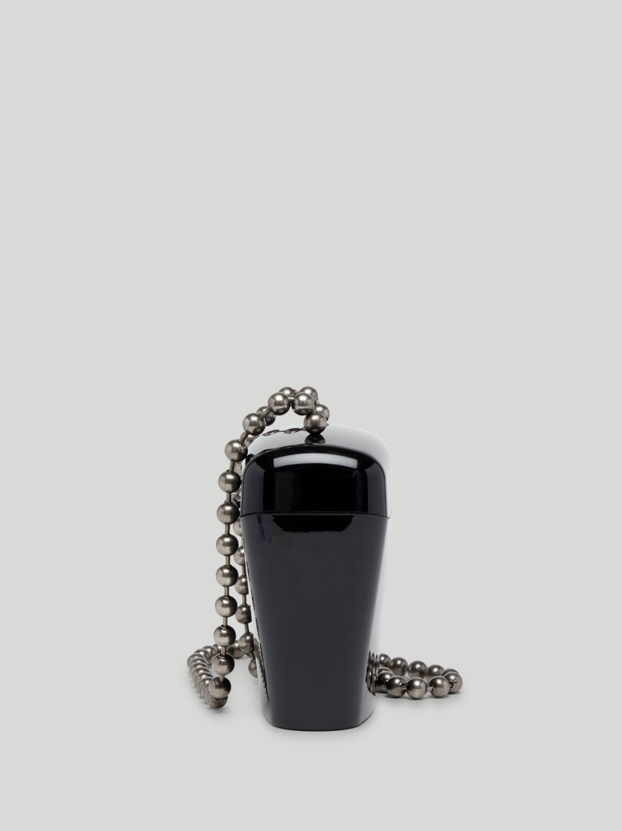 MINI BLACK PADLOCK BAG - 4