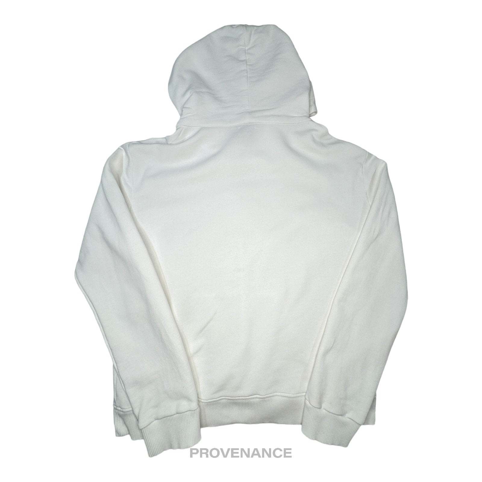 Saint Laurent Paris SLP Logo Hoodie - White - 2