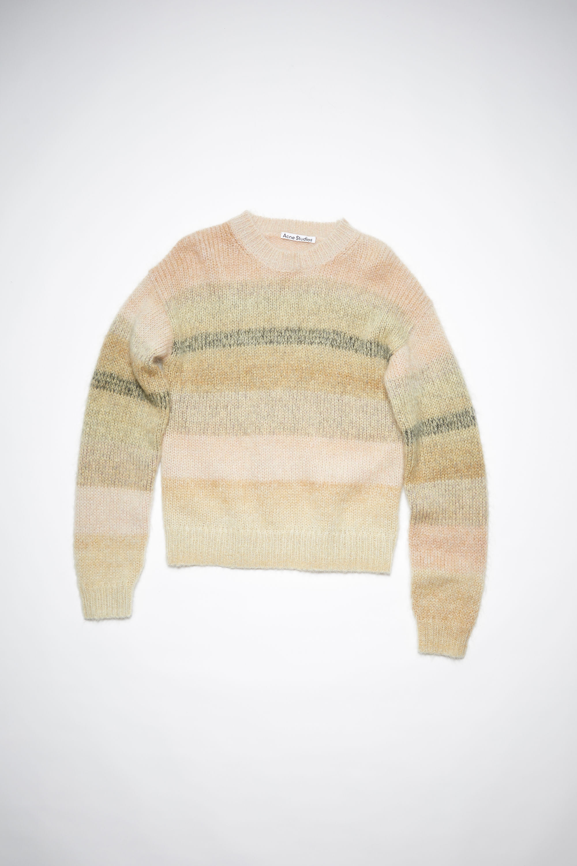 Crew neck jumper - Warm beige/multi - 1