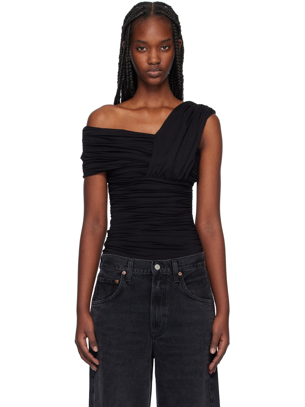 Black Etienne Bodysuit - 1