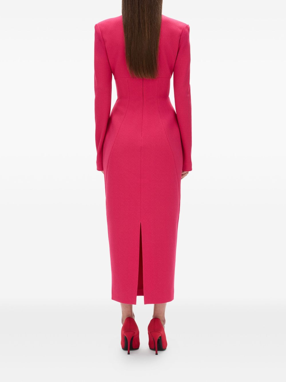 Dover long-sleeve maxi dress - 4