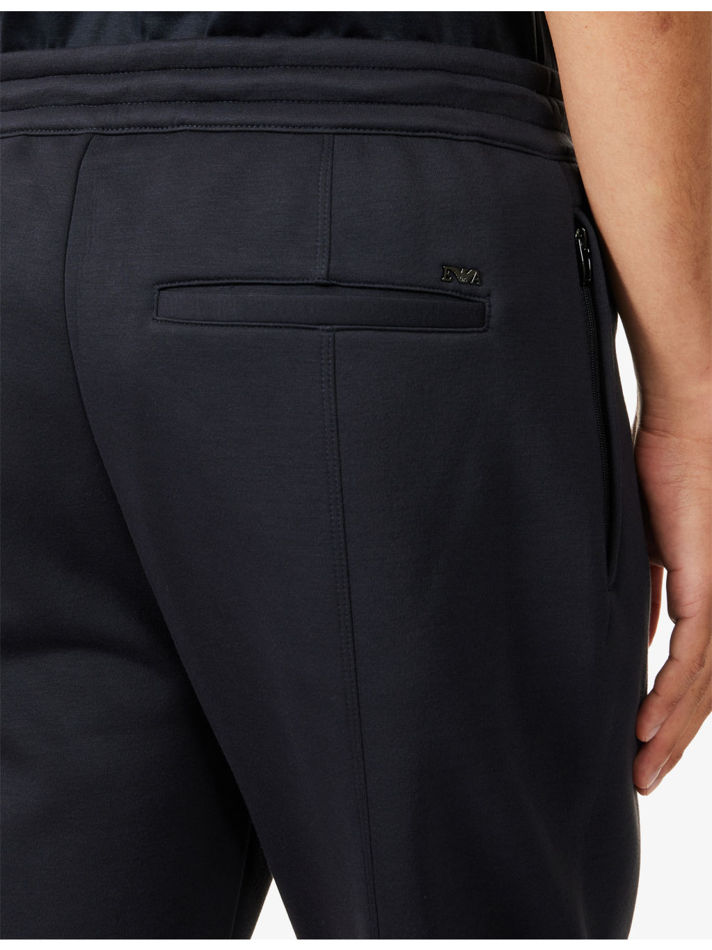 Relaxed-Fit Tapered-Leg Jersey Jogging Bottoms - 5