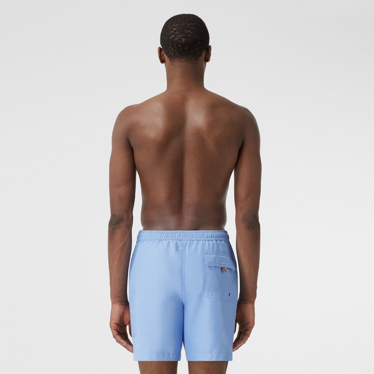 Letter Graphic Drawcord Swim Shorts - 3