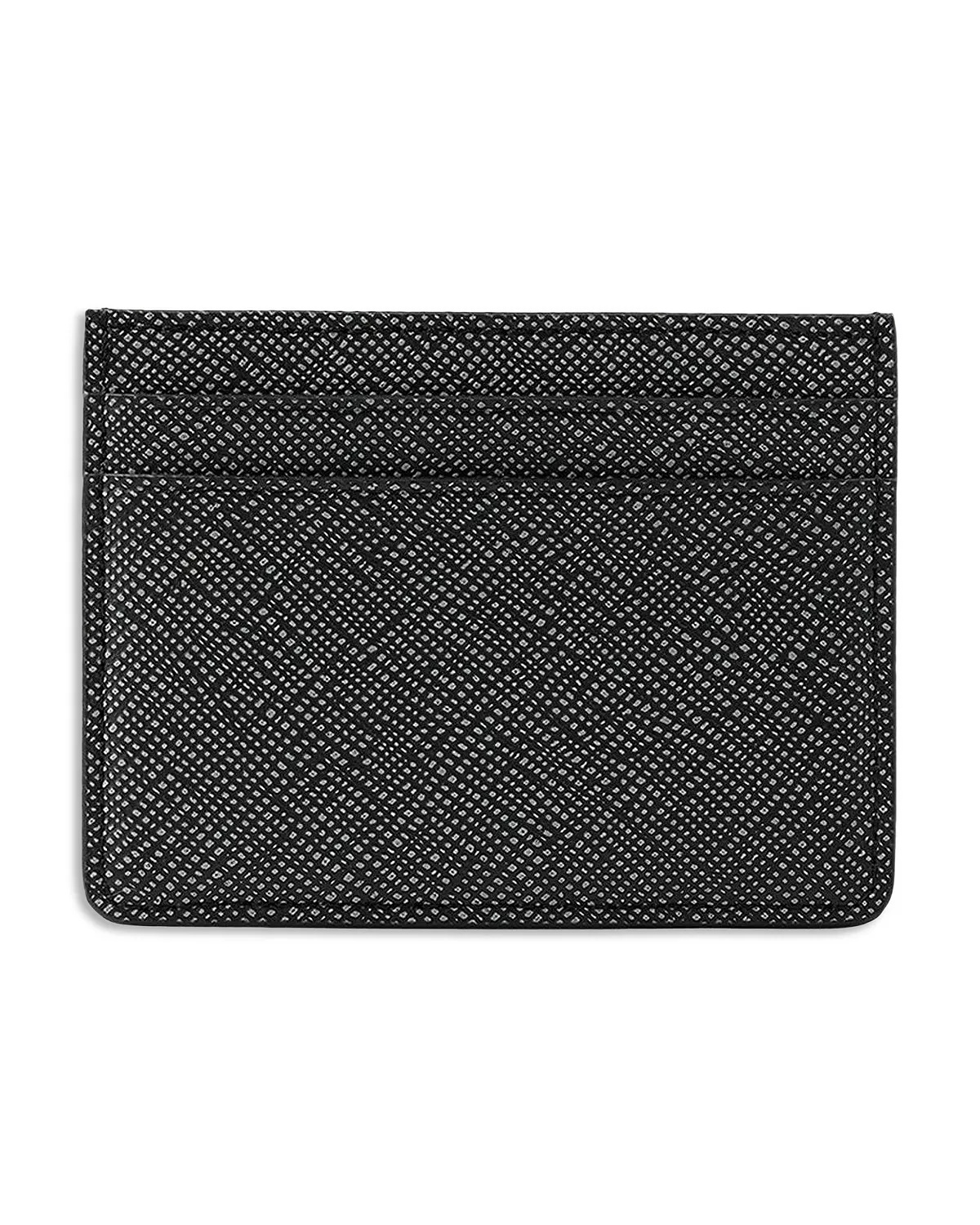 Saffiano Leather Card Case - 2