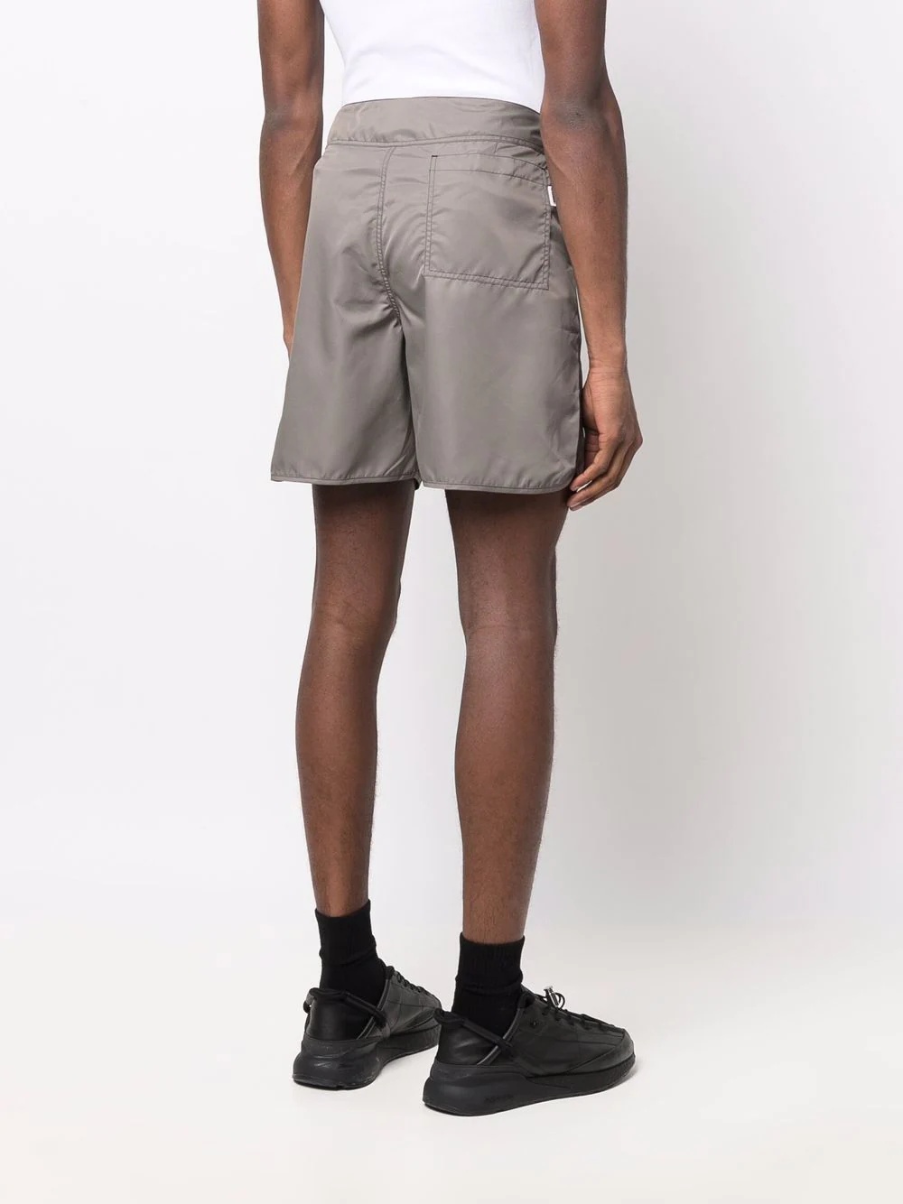 drawstring-waist patch-pocket swim shorts - 6