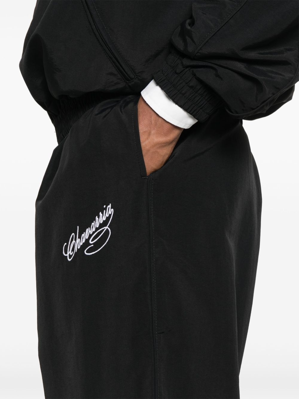 logo-embroidered track pants - 5