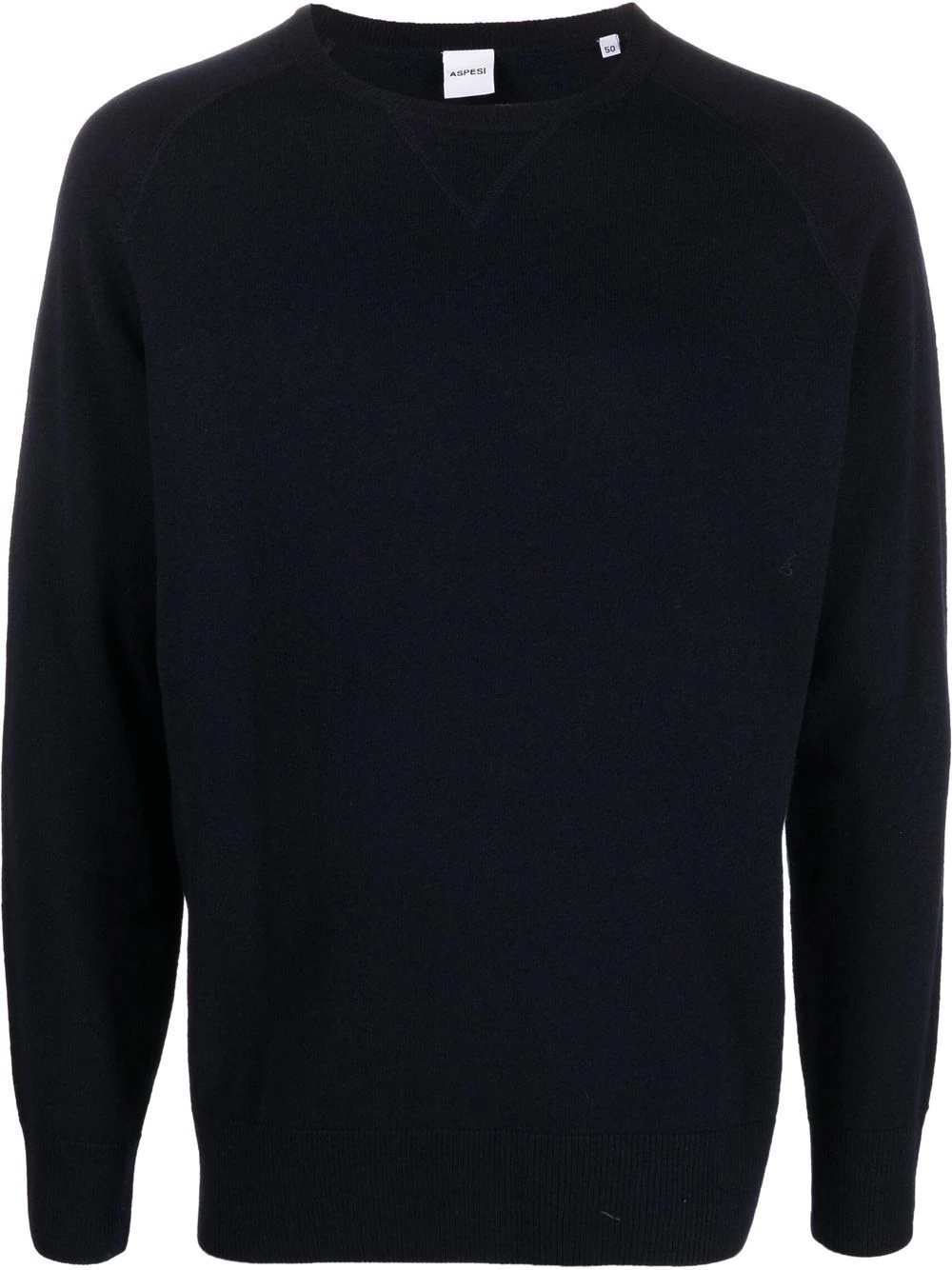 plain long-sleeve jumper - 1