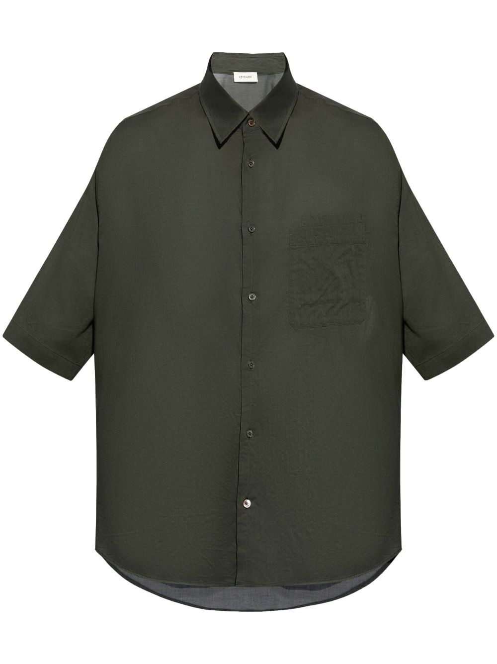 double-pocket cotton shirt - 1