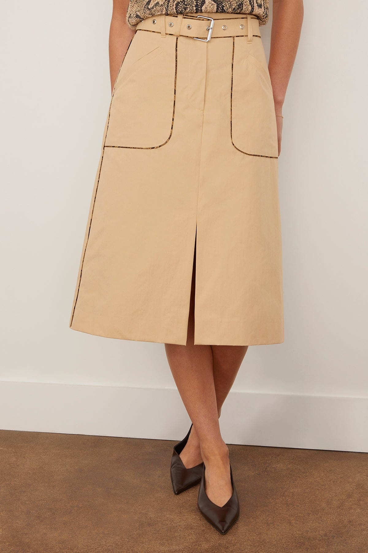 Sheraz Skirt in Beige - 3