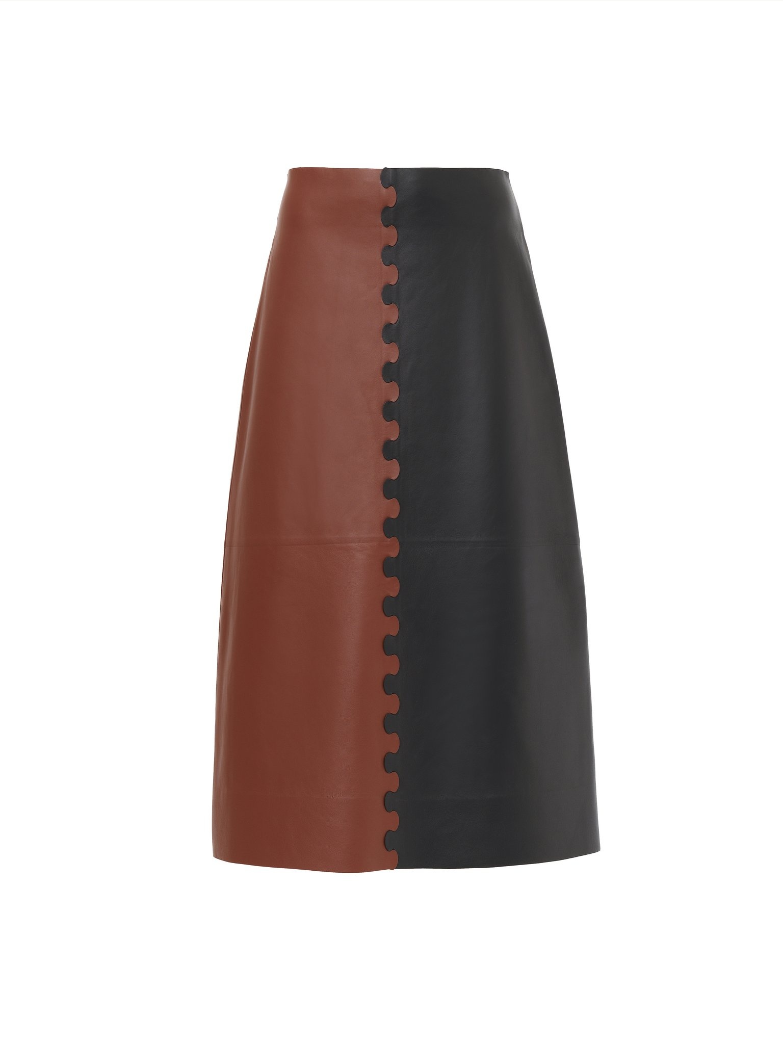 A-LINE MID-LENGTH SKIRT - 1