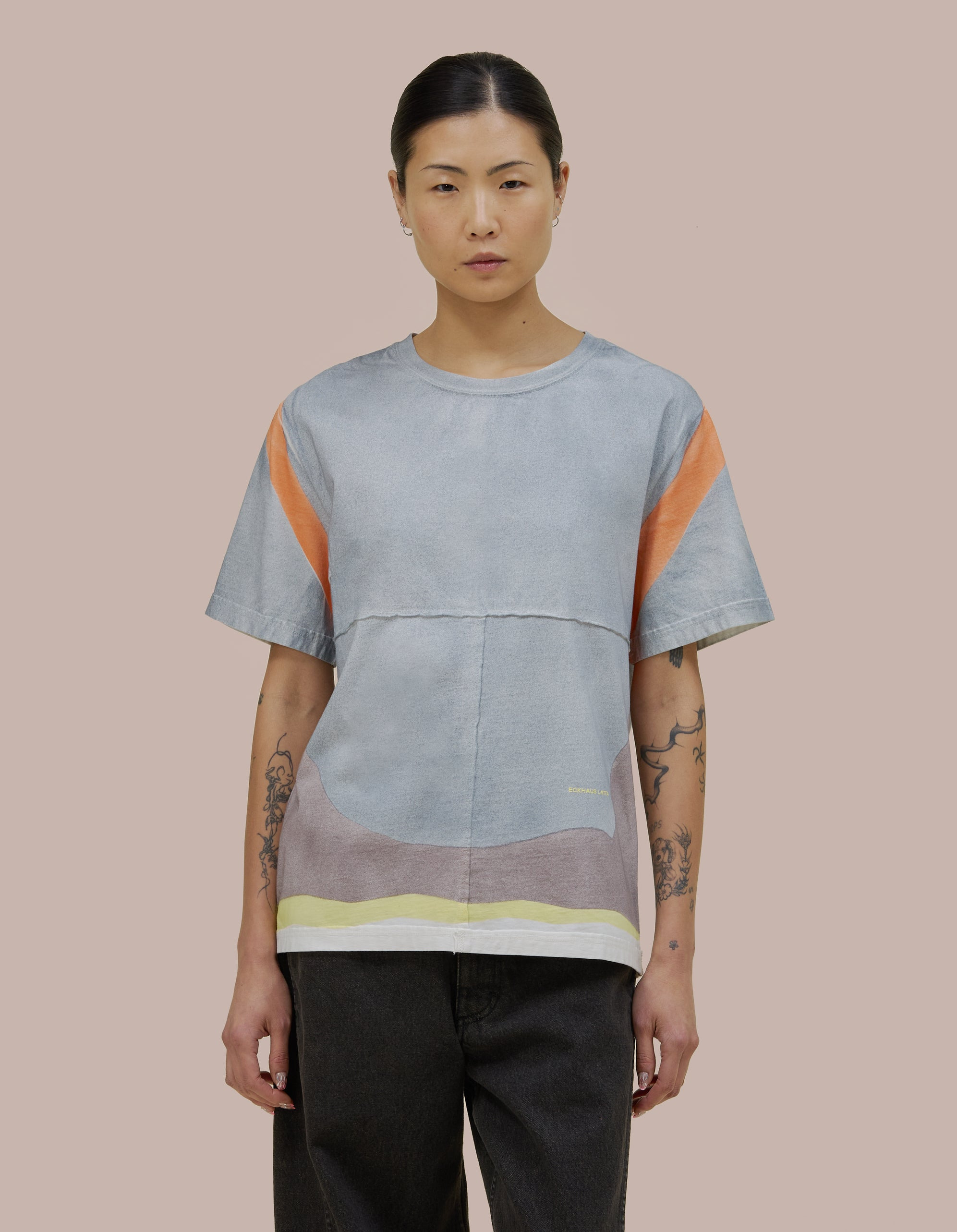 LAPPED TEE. - 5