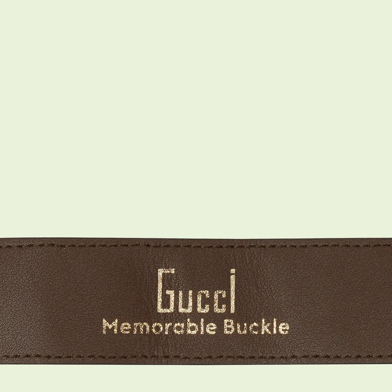 Striped belt with Double G 5