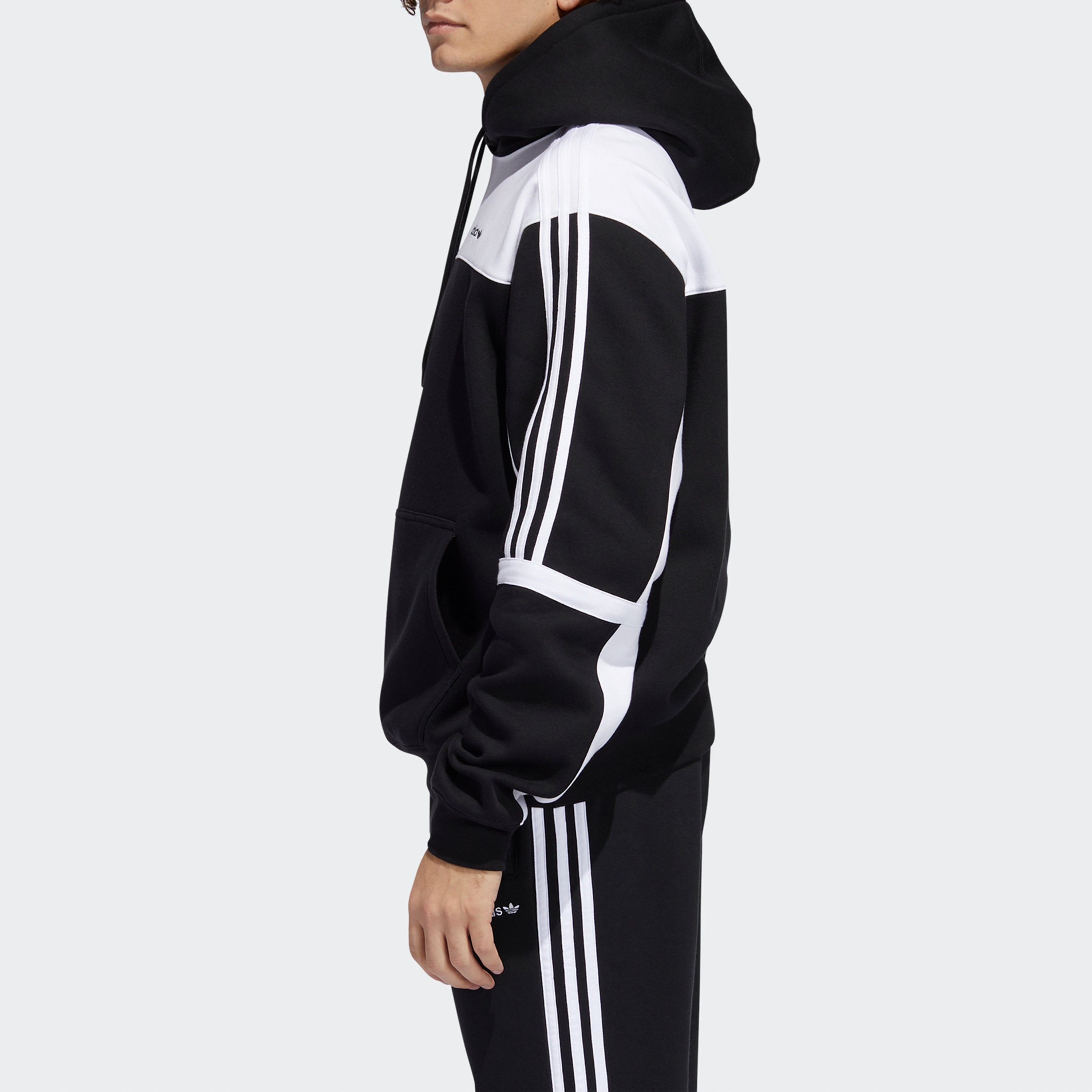 adidas originals Logo Printing Colorblock Sports Black White GD2077 - 5