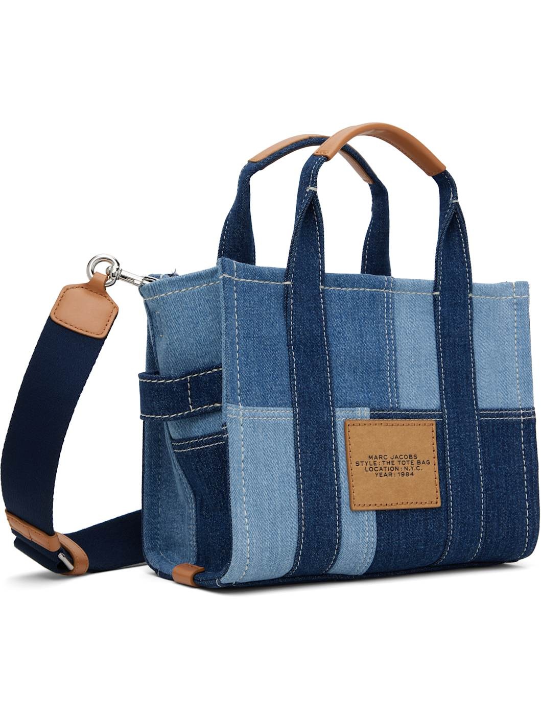Blue 'The Denim Small' Tote - 3