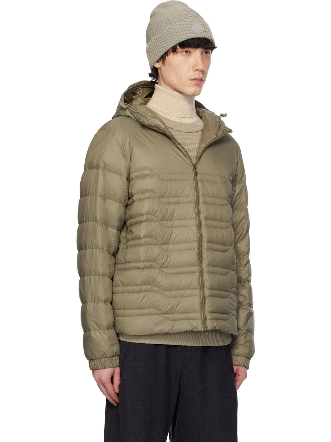 Khaki CP Archivio Creativo Aleso Down Jacket - 2