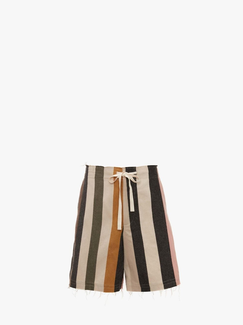 STRIPED WIDE LEG SHORTS 1