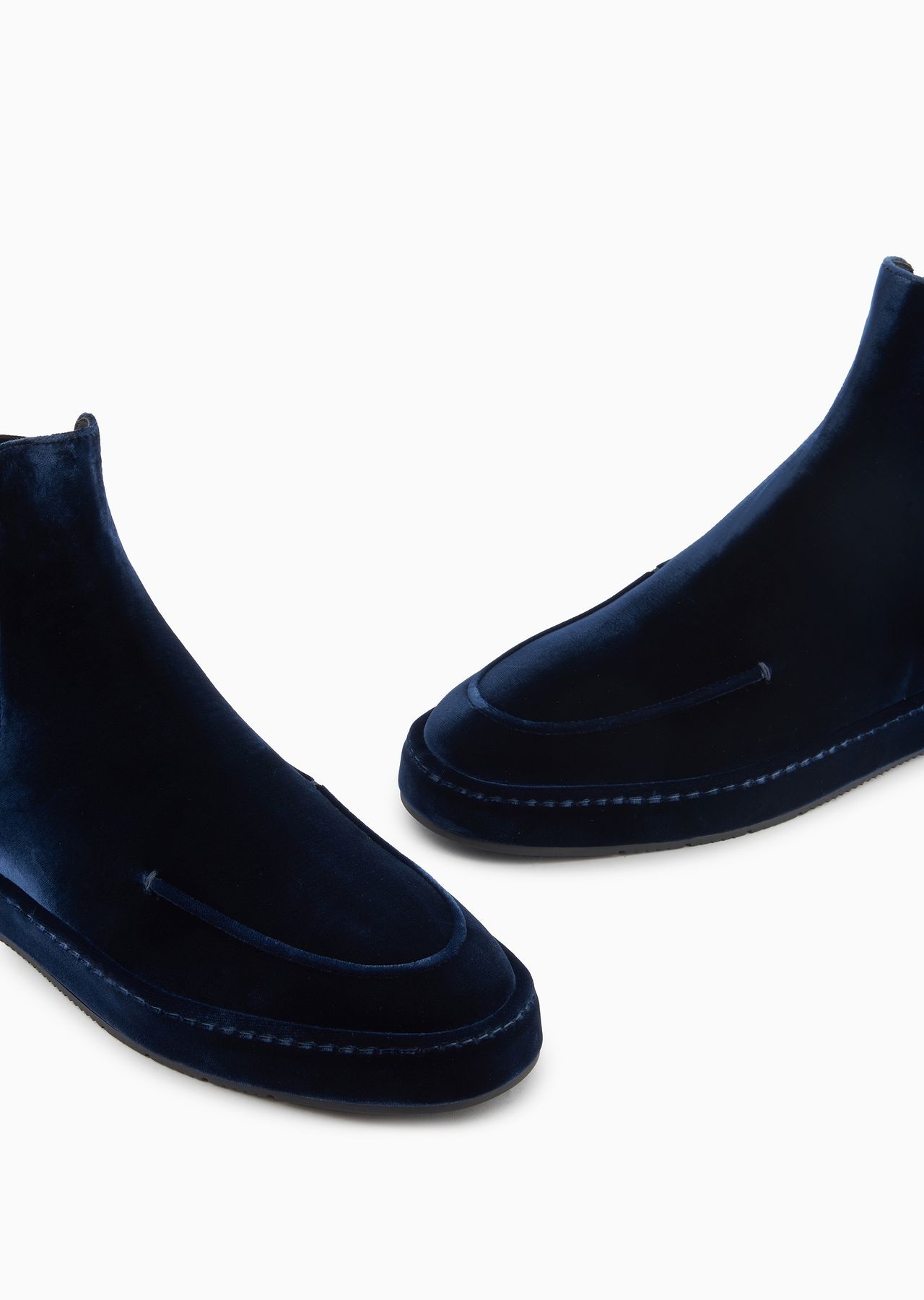 Velvet ankle boots - 4