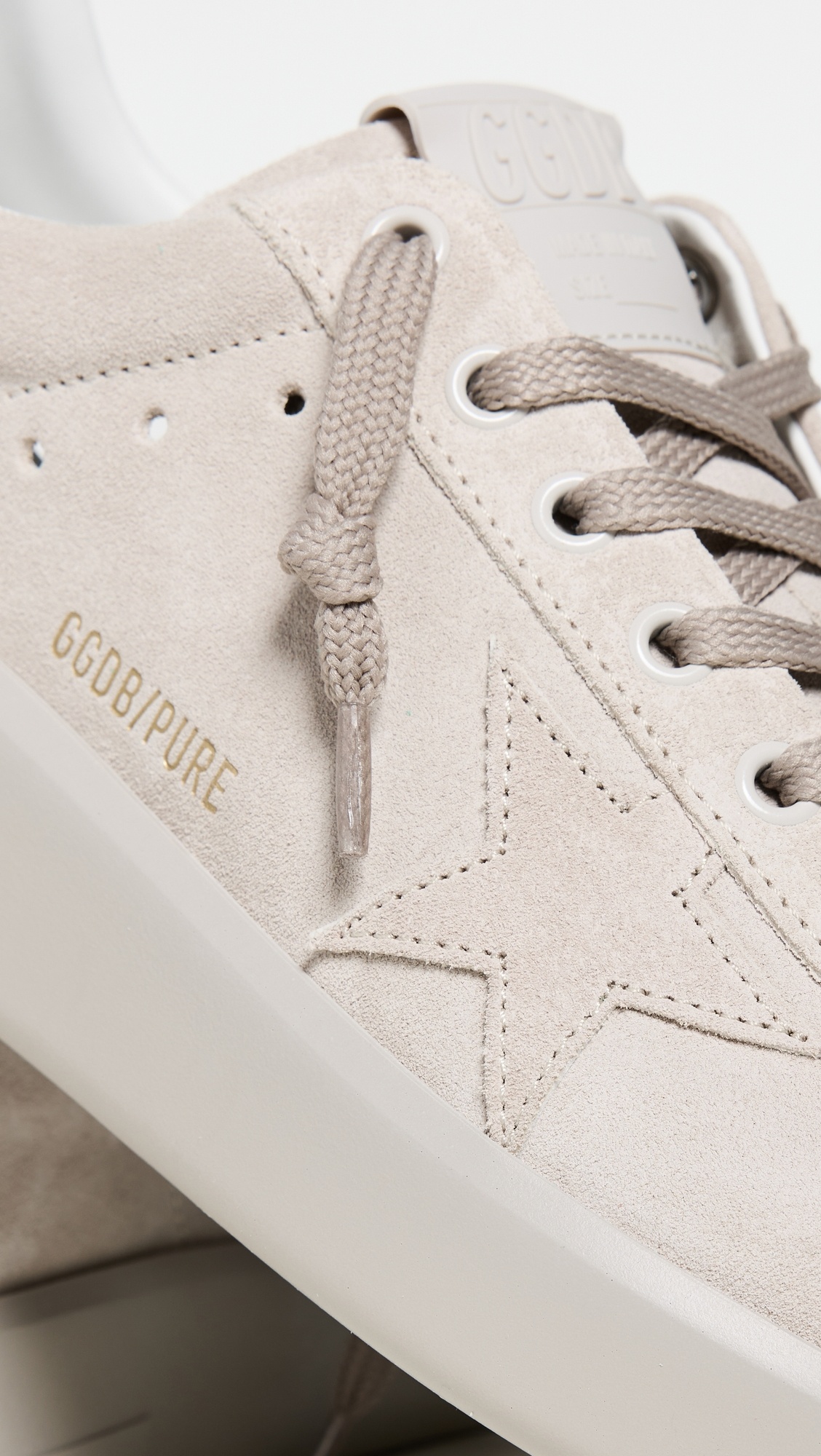 Pure Star Suede Upper And Star Leather Heel Sneakers - 5