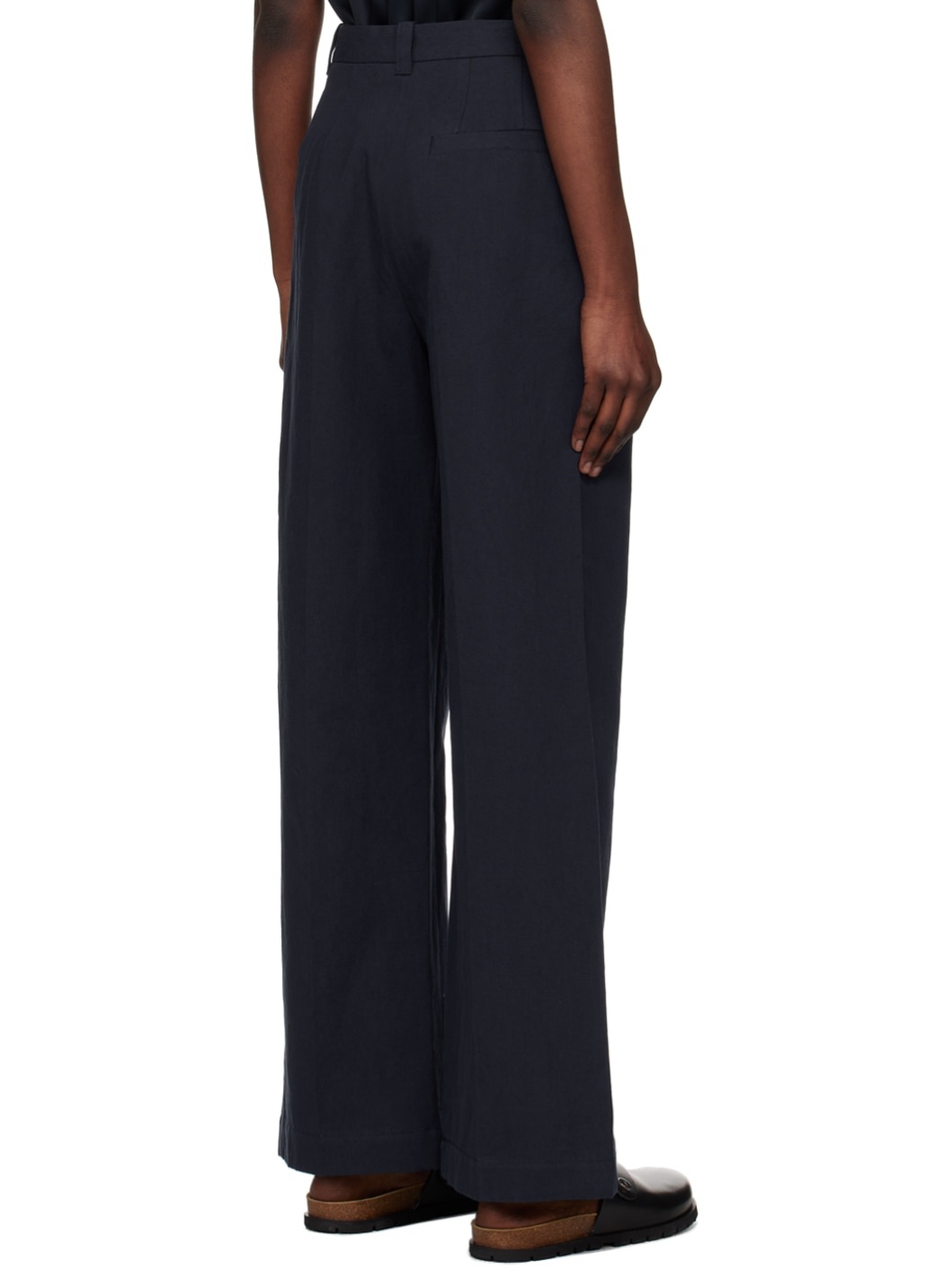 Navy Tressie Trousers - 3