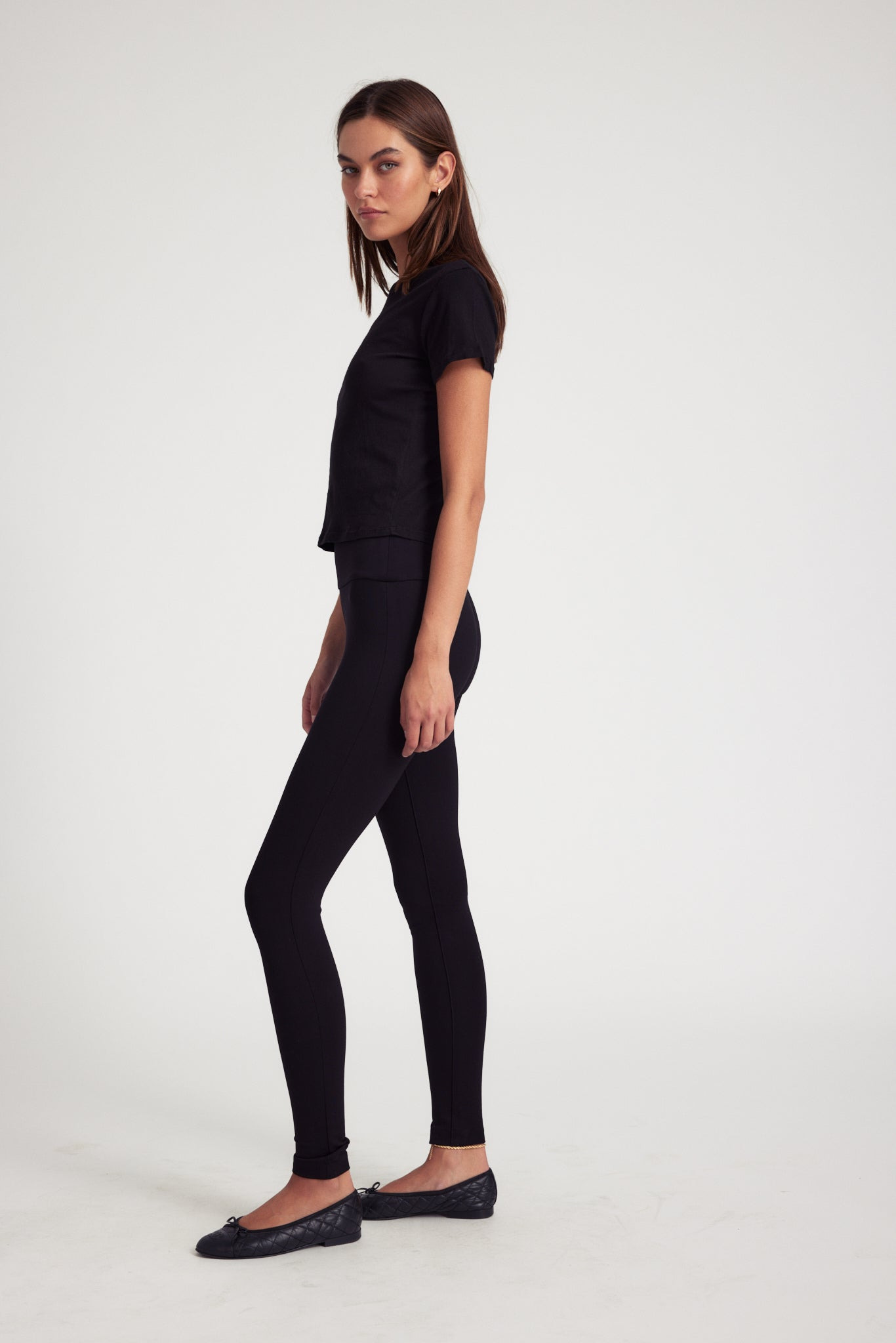 BLACK CASANOVA ANKLE LEGGINGS - 3