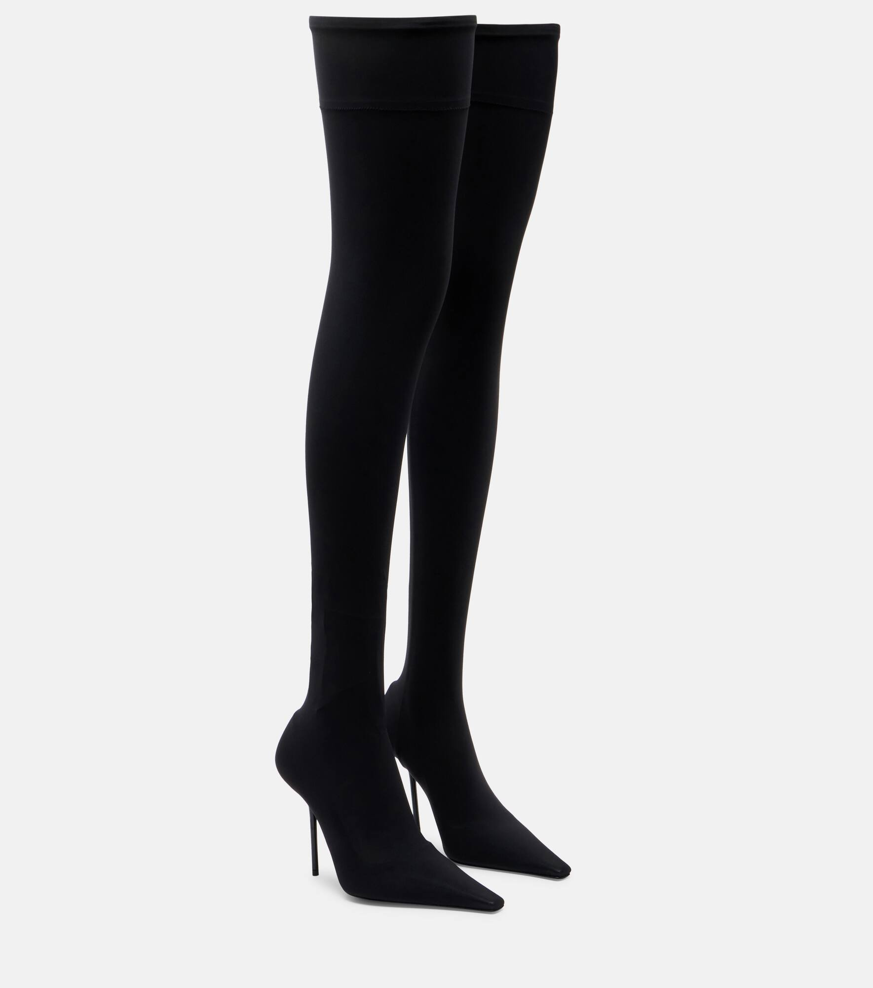 100 jersey over-the-knee boots - 1