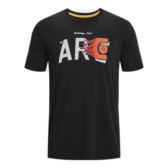 Under Armour Curry Arc T-shirt 'Black' 1376804-001 - 1