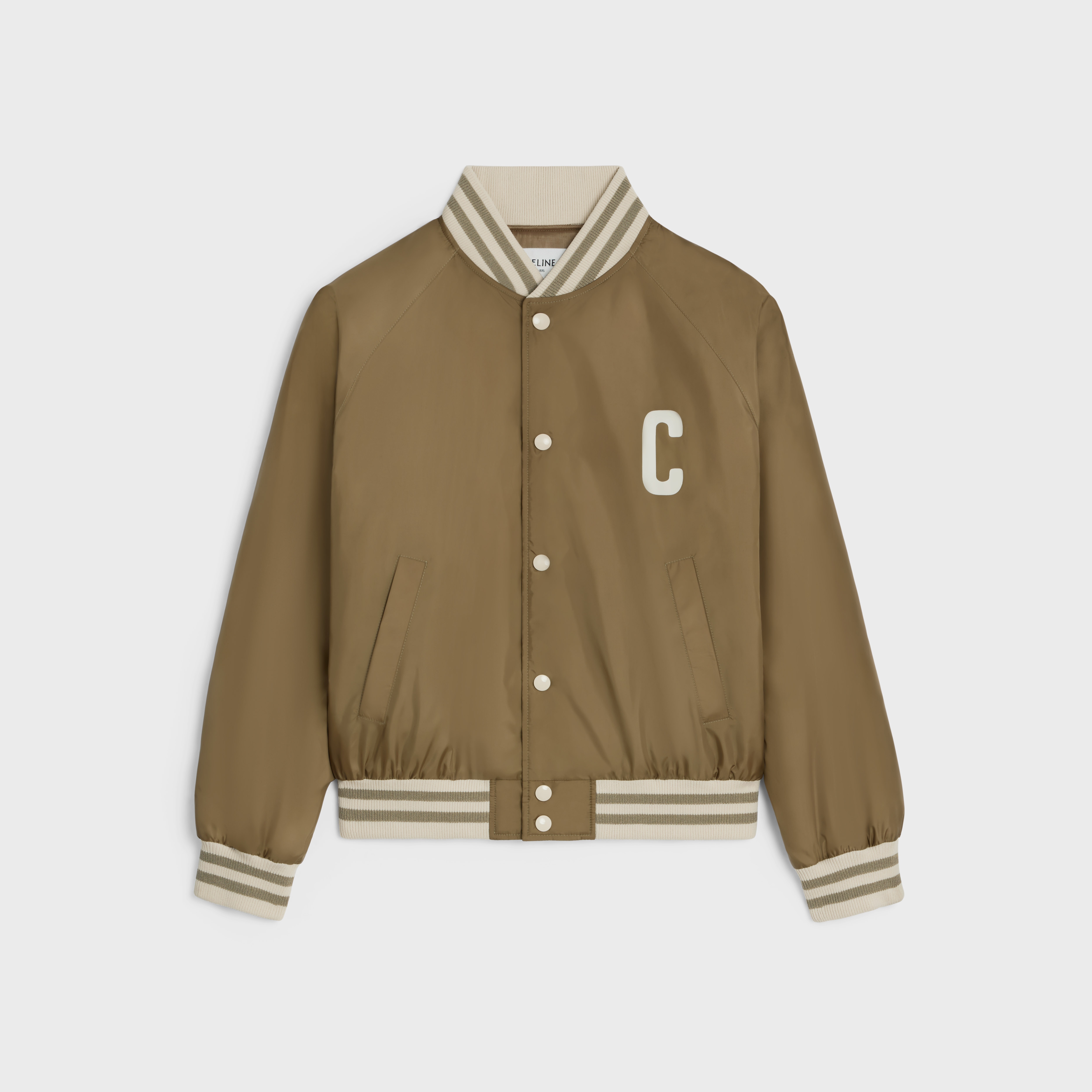 CELINE celine paris teddy jacket in lightweight nylon