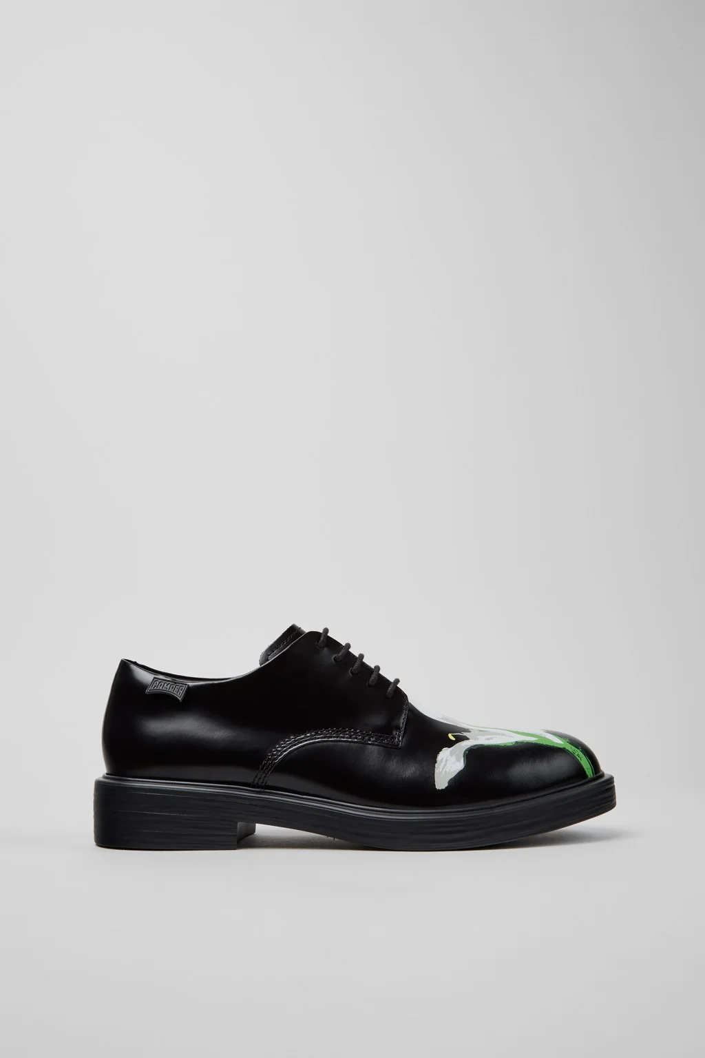 Twins Black Leather Shoes for Men. - 1