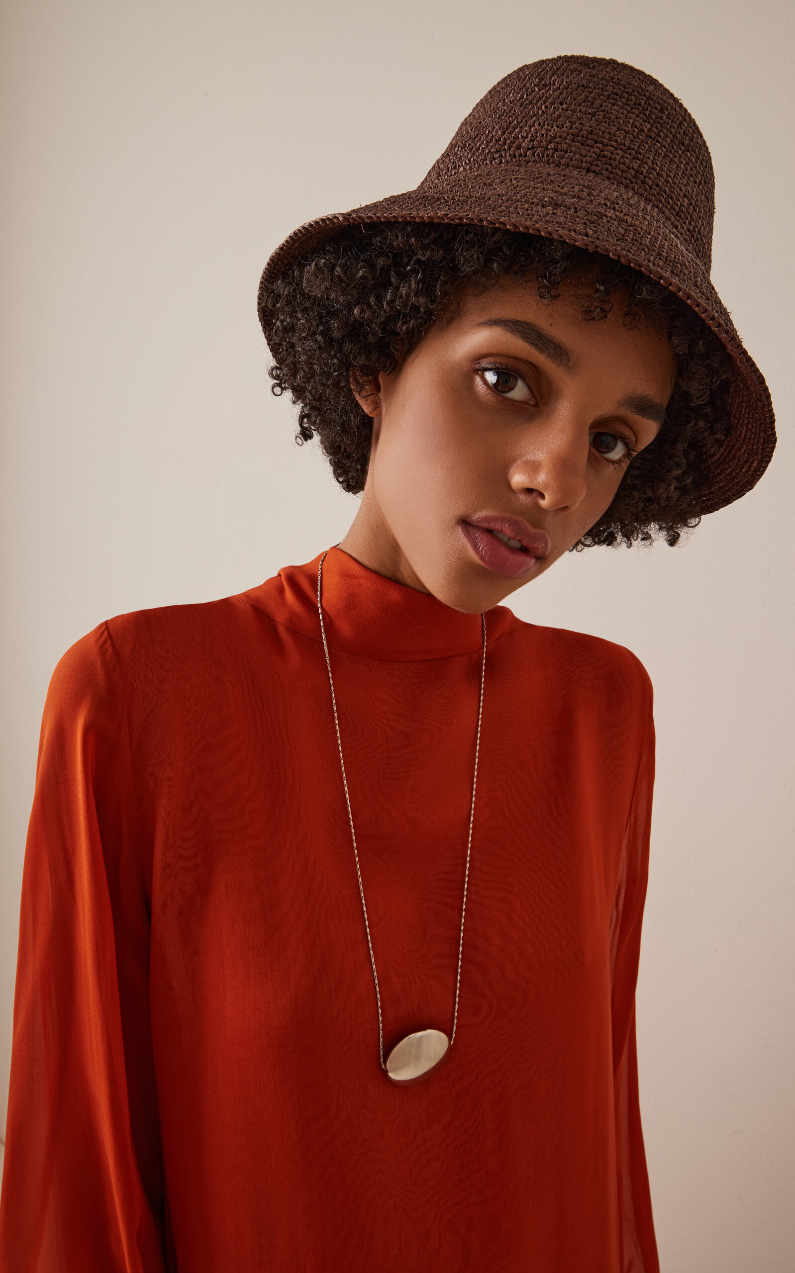 Felix Packable Straw Bucket Hat brown - 2