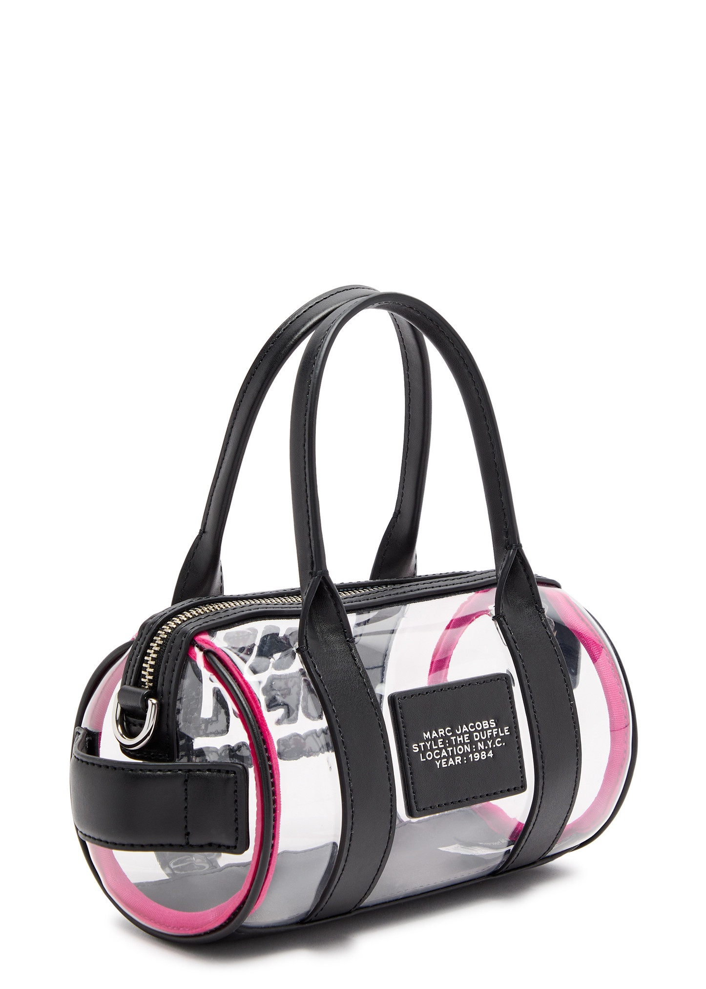 The Duffle mini PVC and leather top handle bag - 2