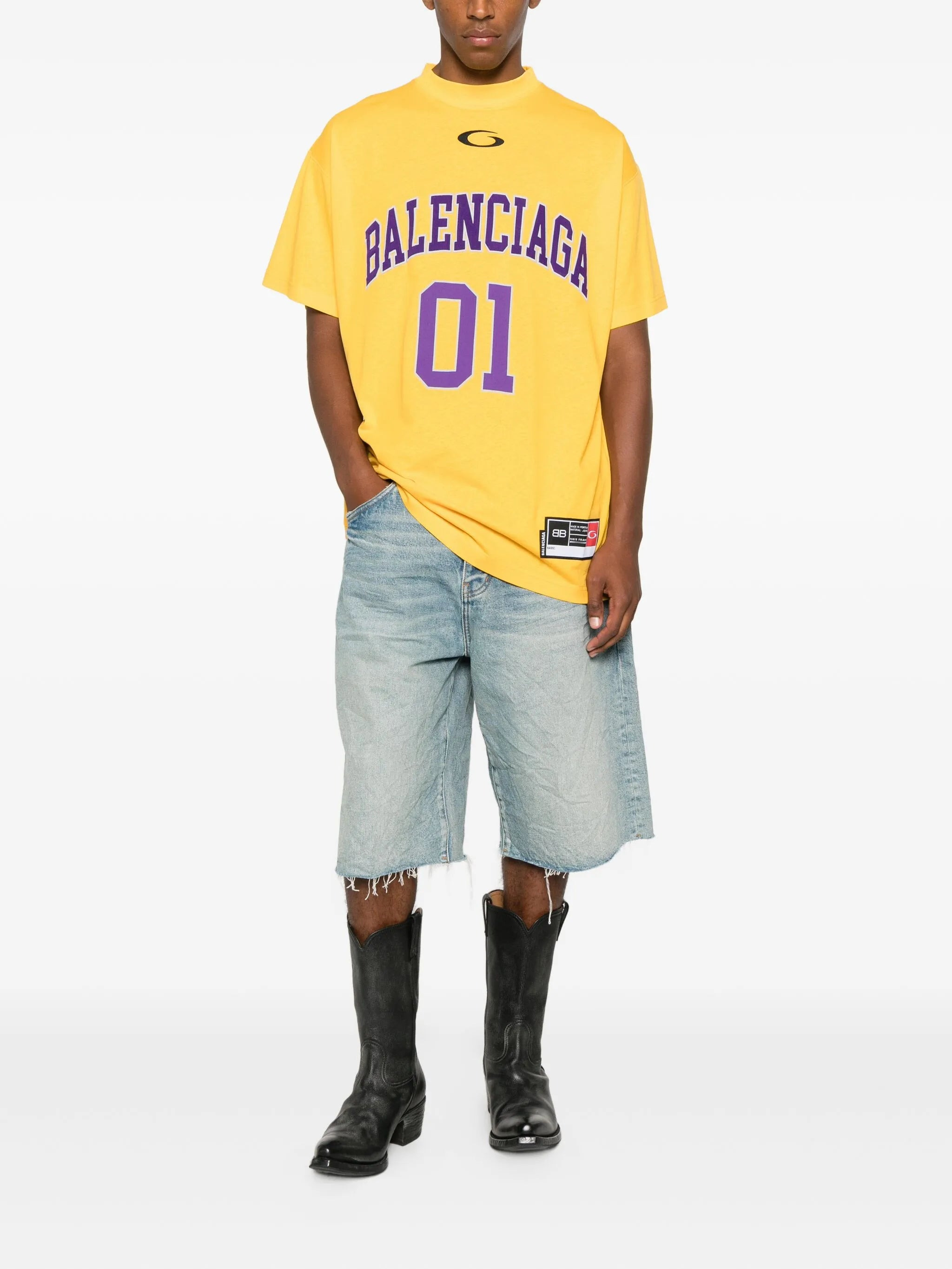 Balenciaga Basketball Jersey T-shirt - 4