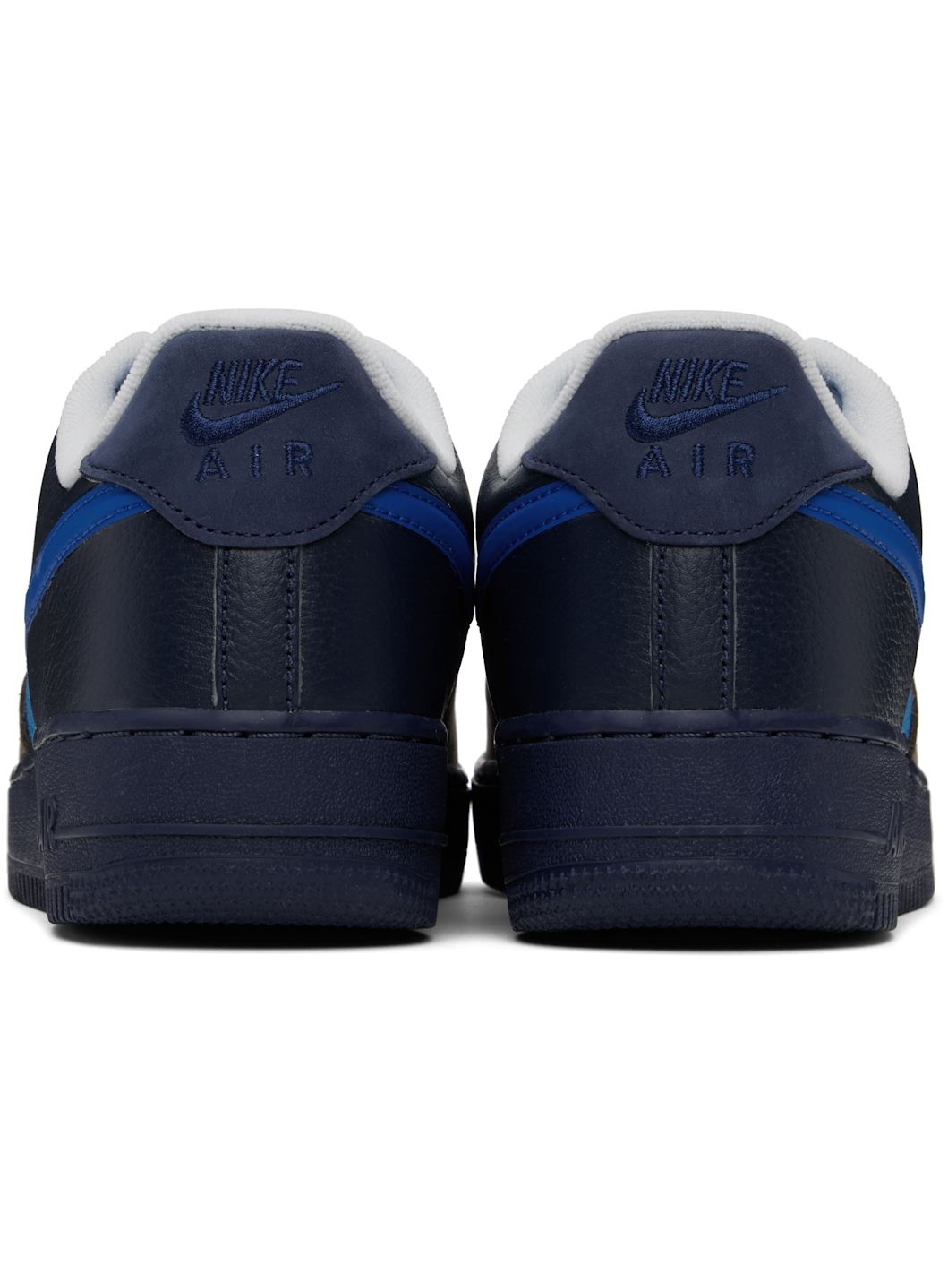 Gray & Navy Stash Edition Air Force 1 Low Sneakers - 2