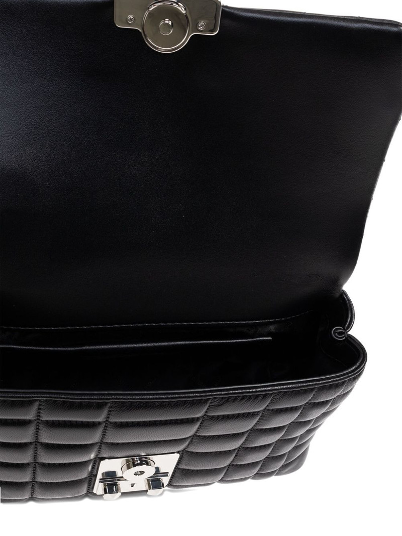 quilted top-handle cross body bag 4