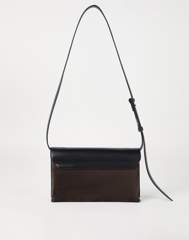 Brunello Cucinelli Sartorial bag in suede and calfskin outlook