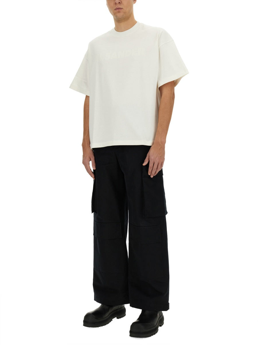 Jil Sander Men Cotton T-Shirt - 2