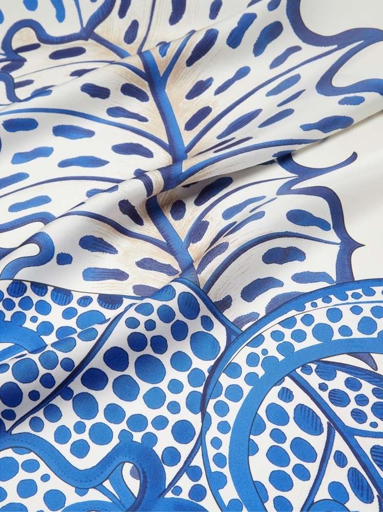 FOLIAGE PRINT FOULARD - 2