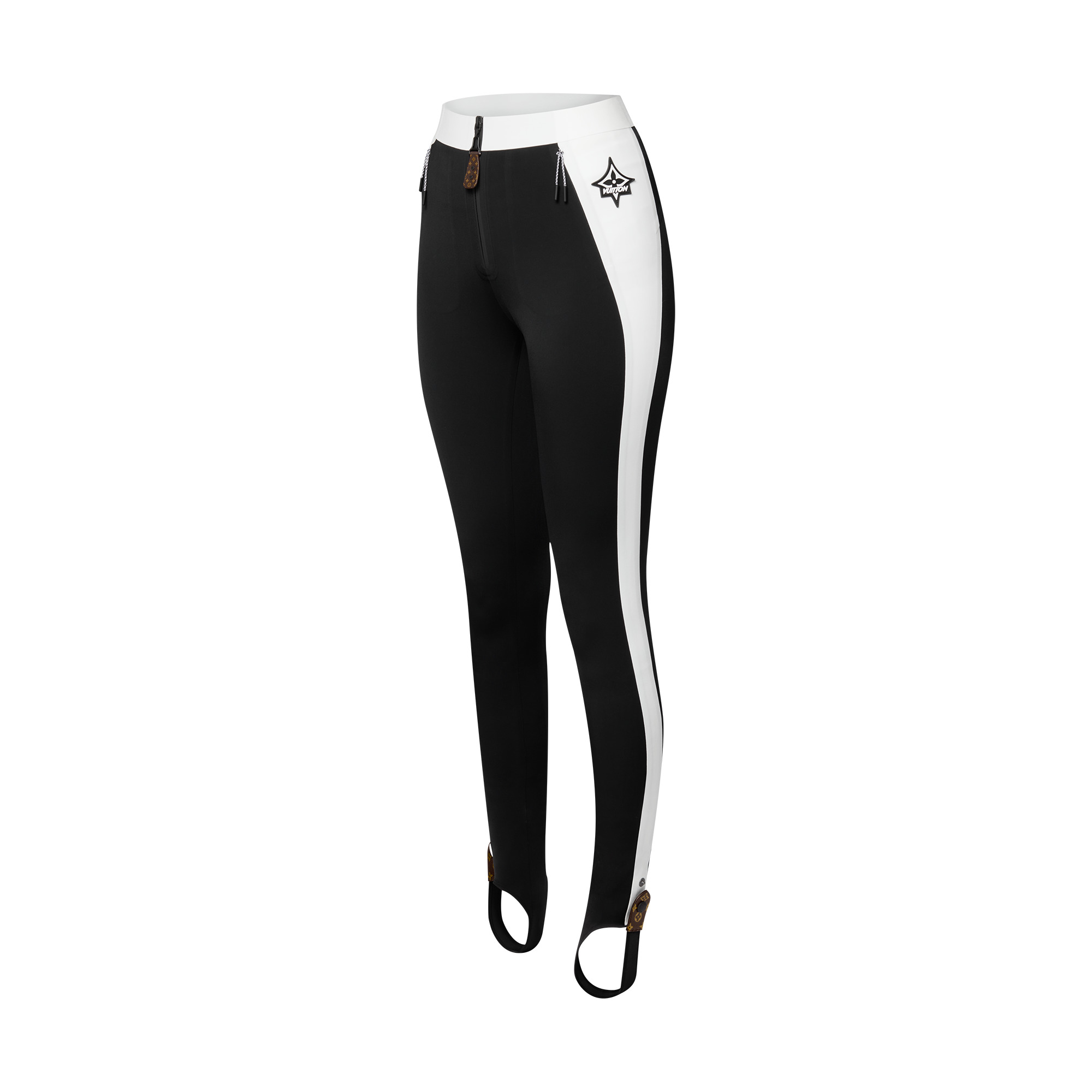 Graphic Accent Stirrup Leggings - 2