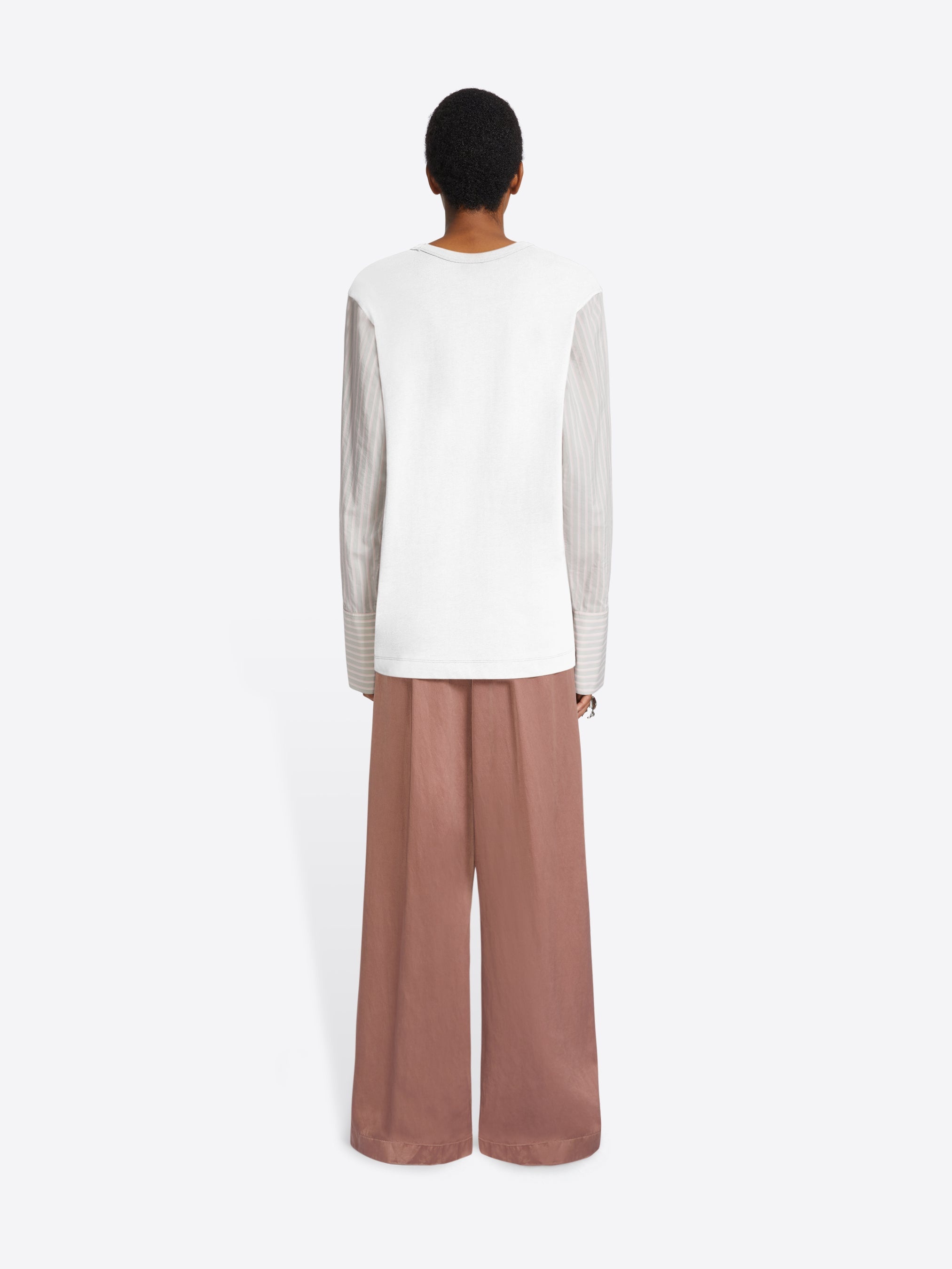 CONTRAST SLEEVES TEE - 4