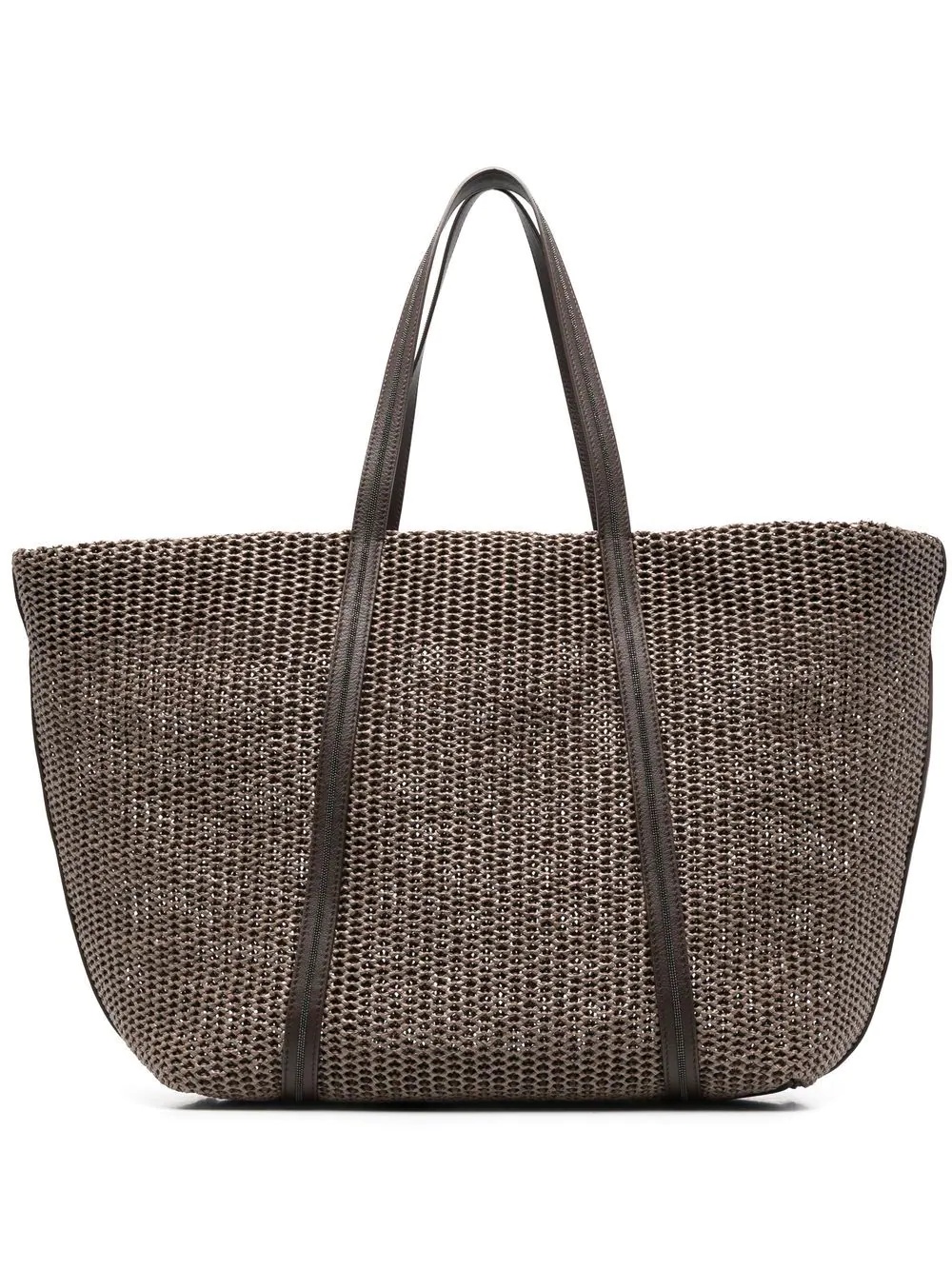 interwoven tote bag - 1