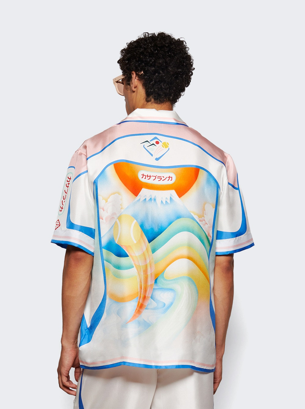 Cuban Collar Short Sleeve Shirt Fuji Dream - 4