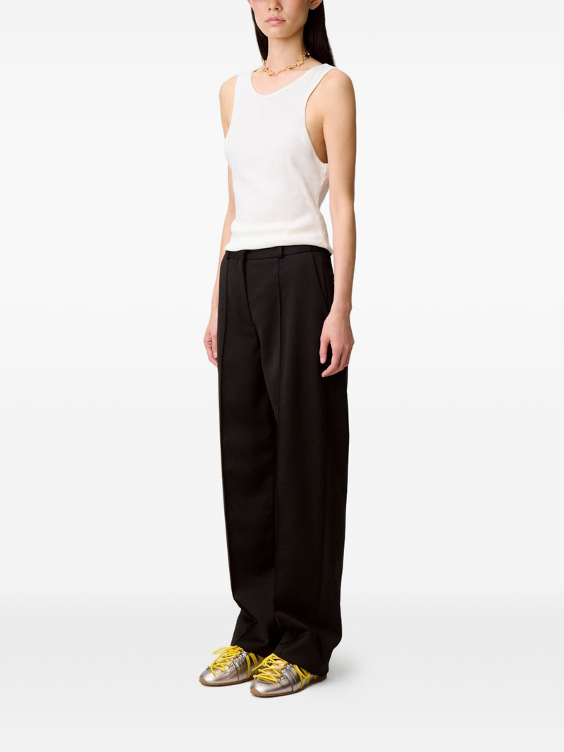 pleated straight trousers 3