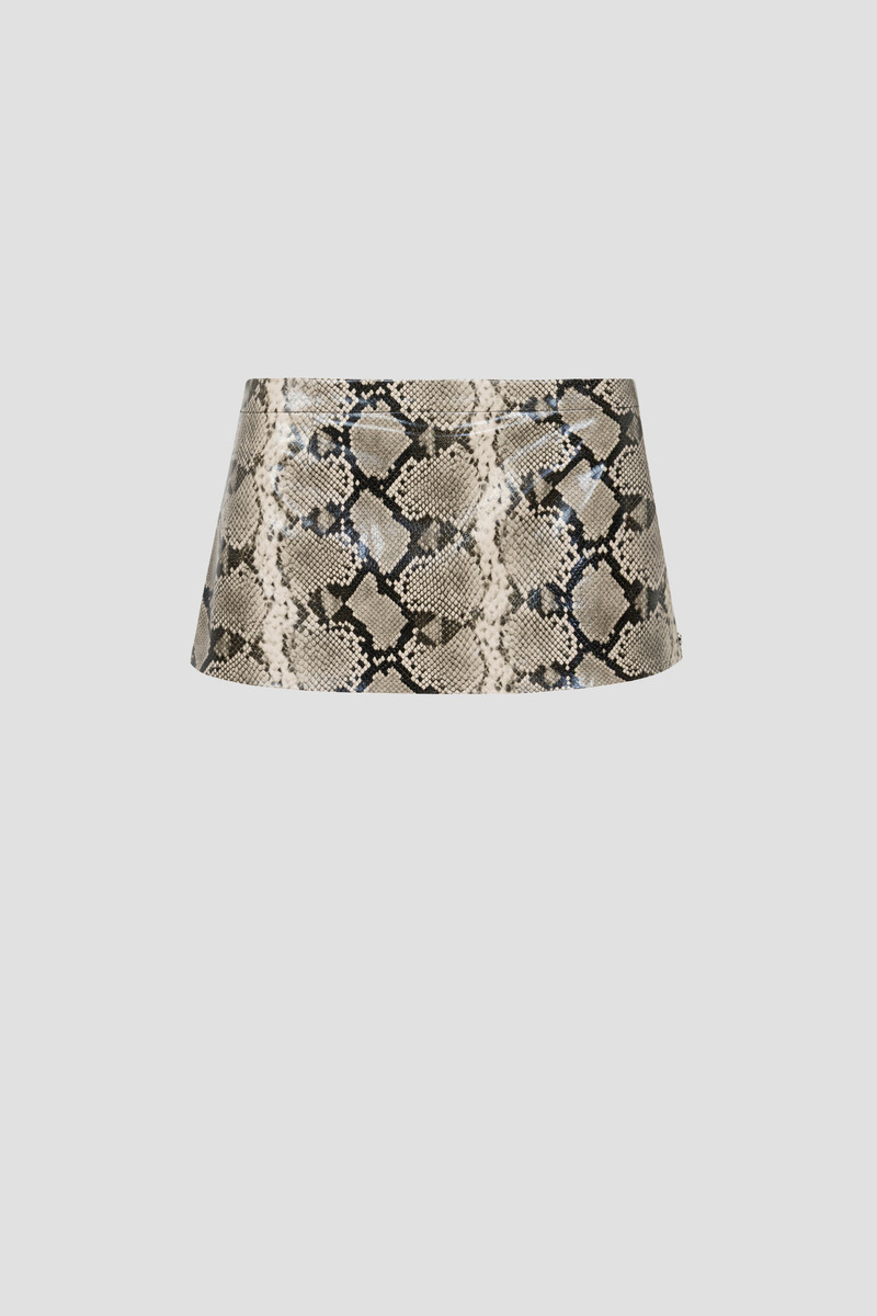 KIRA SKORT - VEGAN PYTHON 1