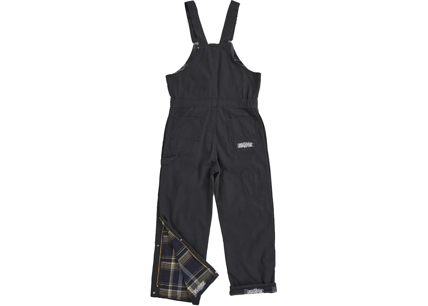 Supreme Dickies Flannel Lined Overall Black - 2