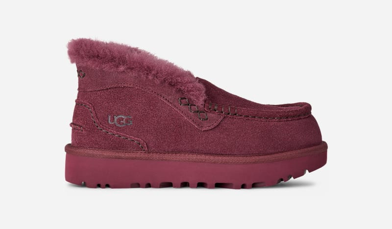 ® Women's Ansley Parc Sheepskin Shoes in Burnt Magenta 1