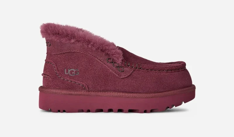 ® Women's Ansley Parc Sheepskin Shoes in Burnt Magenta - 1