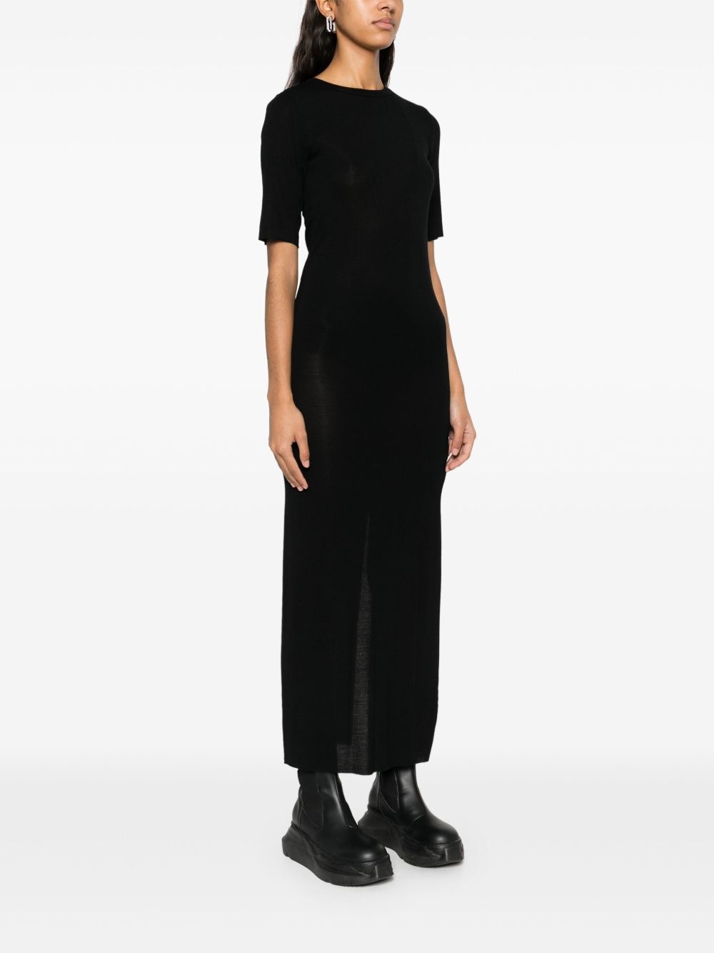 ribbed maxi dress - 3