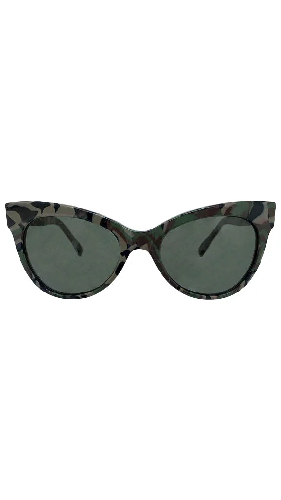 SQUARE CAT EYE SUNGLASSES - 1