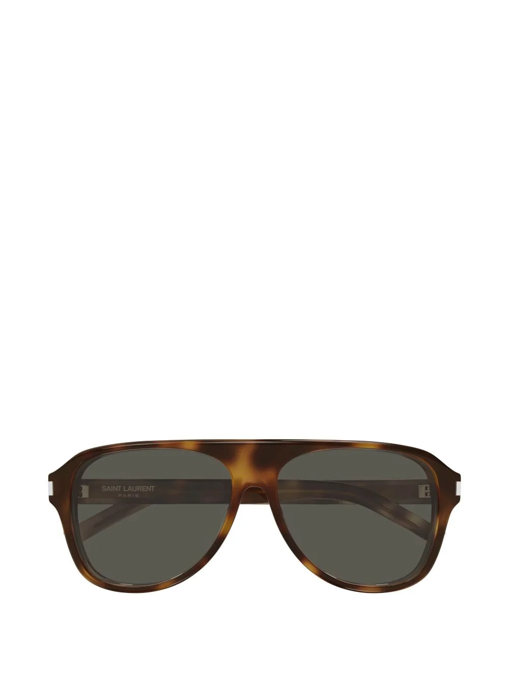 tortoiseshell-effect pilot-frame sunglasses - 1